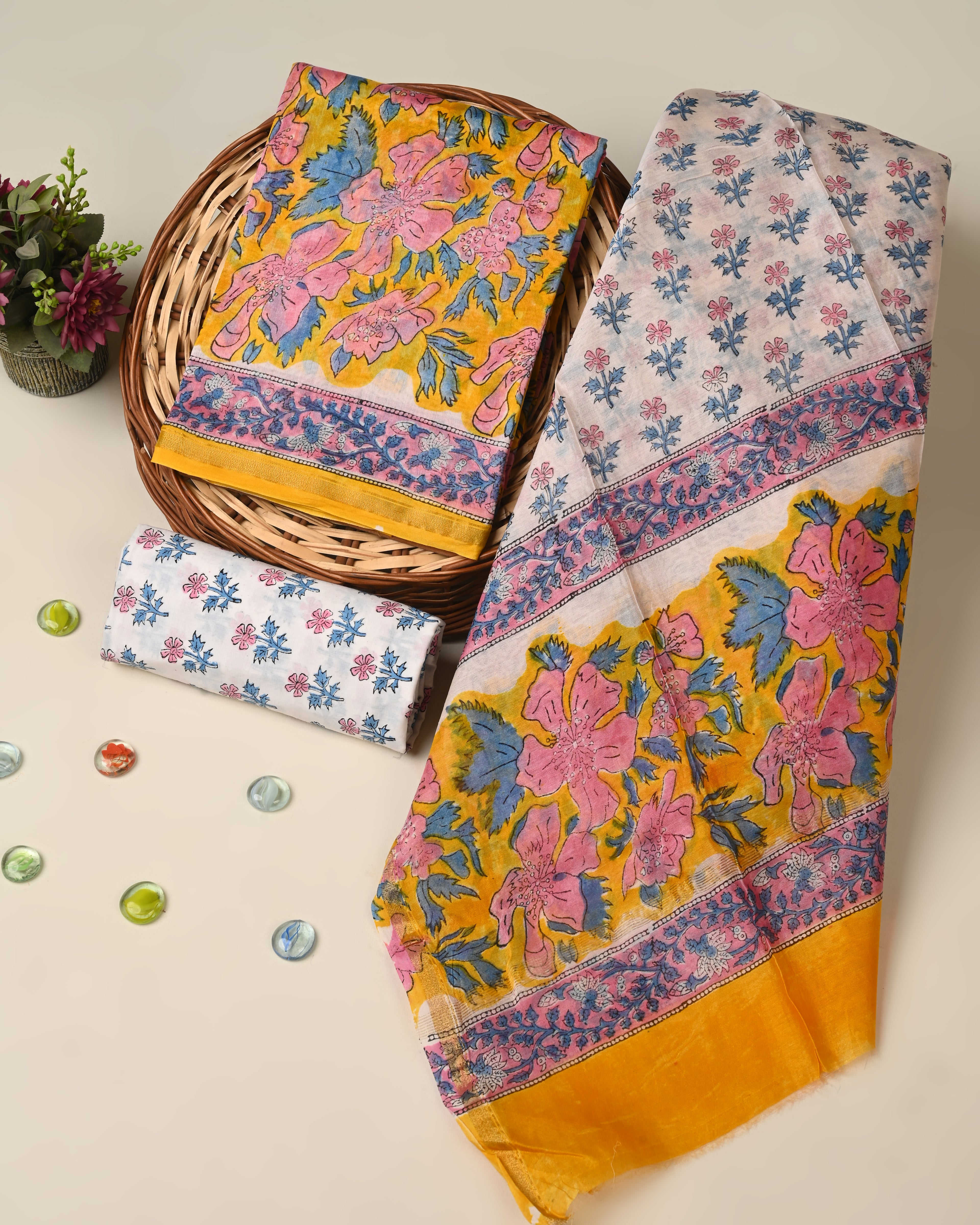 Elegant premium quality chanderi silk suit