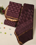 Elegant premium quality chanderi silk suit