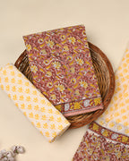 Exclusive Sanganeri Cotton Suit With Cotton Dupatta