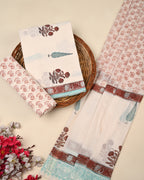 Exclusive Sanganeri Cotton Suit With Cotton Dupatta