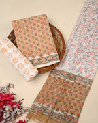 Exclusive Sanganeri Cotton Suit With Cotton Dupatta