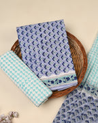 Exclusive Sanganeri Cotton Suit With Cotton Dupatta