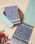 Exclusive Sanganeri Cotton Suit With Cotton Dupatta