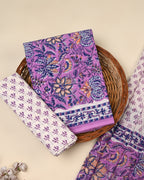 Exclusive Sanganeri Cotton Suit With Cotton Dupatta