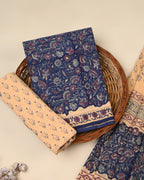 Exclusive Sanganeri Cotton Suit With Cotton Dupatta
