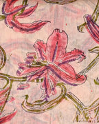 Traditional hand block printed premium maheswari silk suit