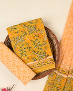 EXCLUSIVE SANGANERI COTTON SUIT WITH COTTON DUPATTA