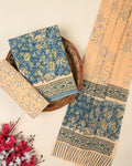 EXCLUSIVE SANGANERI COTTON SUIT WITH COTTON DUPATTA