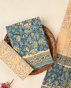 EXCLUSIVE SANGANERI COTTON SUIT WITH COTTON DUPATTA