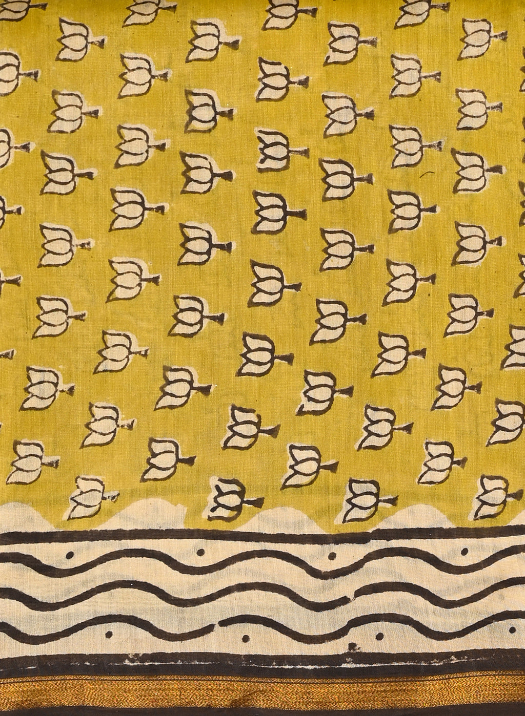 Exclusive bagru print chanderi silk suit