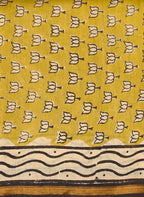 Exclusive bagru print chanderi silk suit