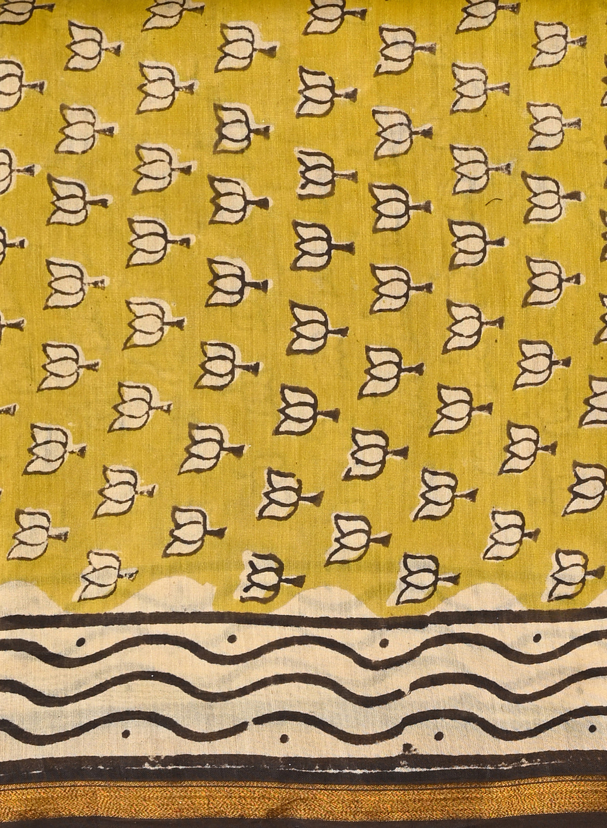 Exclusive bagru print chanderi silk suit