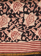 Exclusive bagru print chanderi silk suit