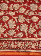 Exclusive bagru print chanderi silk suit