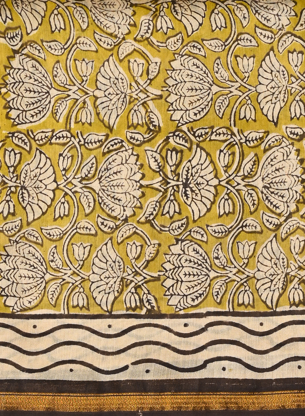 Exclusive bagru print chanderi silk suit