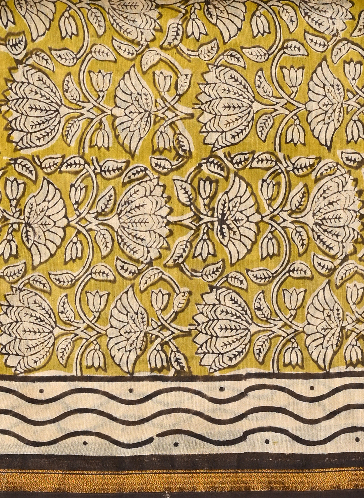 Exclusive bagru print chanderi silk suit