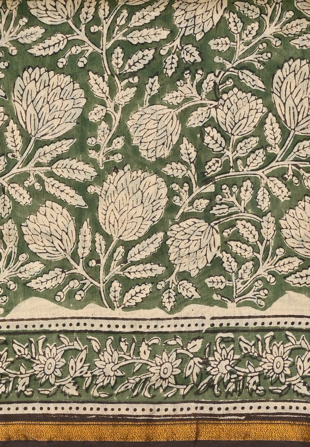 Exclusive bagru print chanderi silk suit