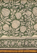 Exclusive bagru print chanderi silk suit