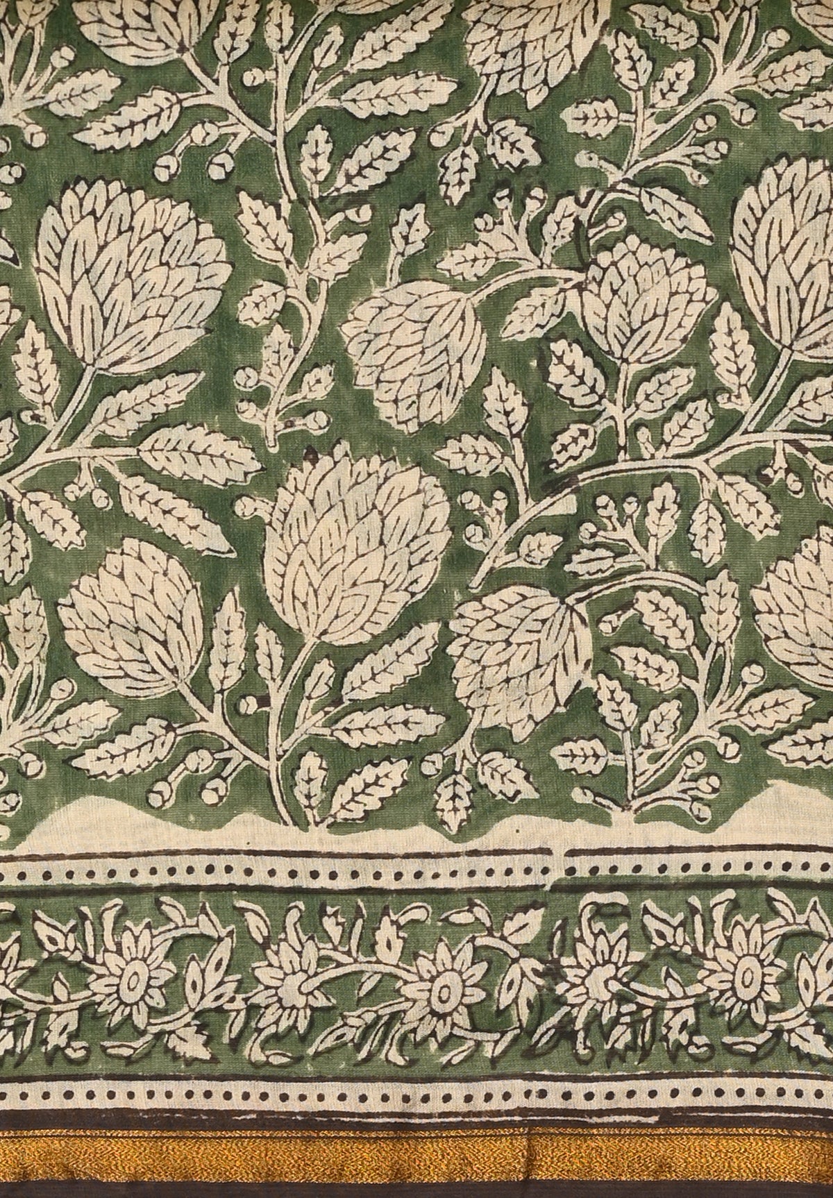 Exclusive bagru print chanderi silk suit