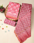 Elegant premium quality chanderi silk suit