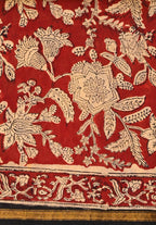 Exclusive bagru print chanderi silk suit