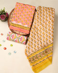 Elegant premium quality chanderi silk suit