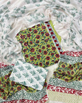 Exclusive Sanganeri Cotton Suit With Cotton Dupatta