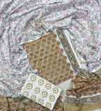 Exclusive Sanganeri Cotton Suit With Cotton Dupatta