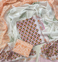 Exclusive Sanganeri Cotton Suit With Cotton Dupatta