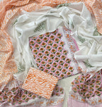 Exclusive Sanganeri Cotton Suit With Cotton Dupatta