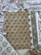 Exclusive Sanganeri Cotton Suit With Cotton Dupatta